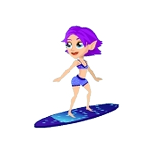 Ellie the Twilight Surfer